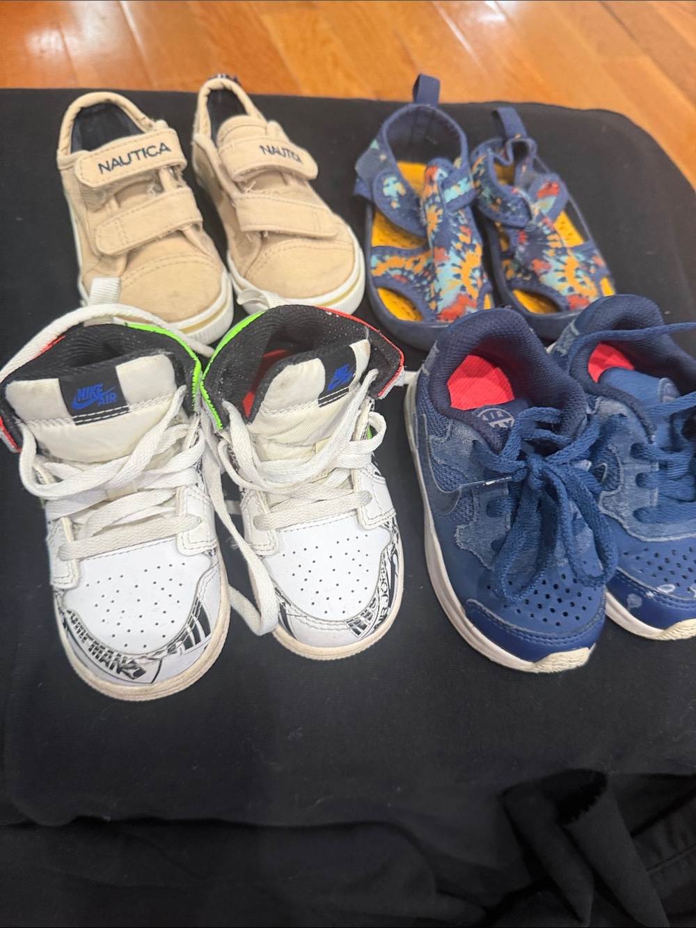 Nike  Kids Sneakers 2 pairs,  sport náutica Velcro and water sandals#4